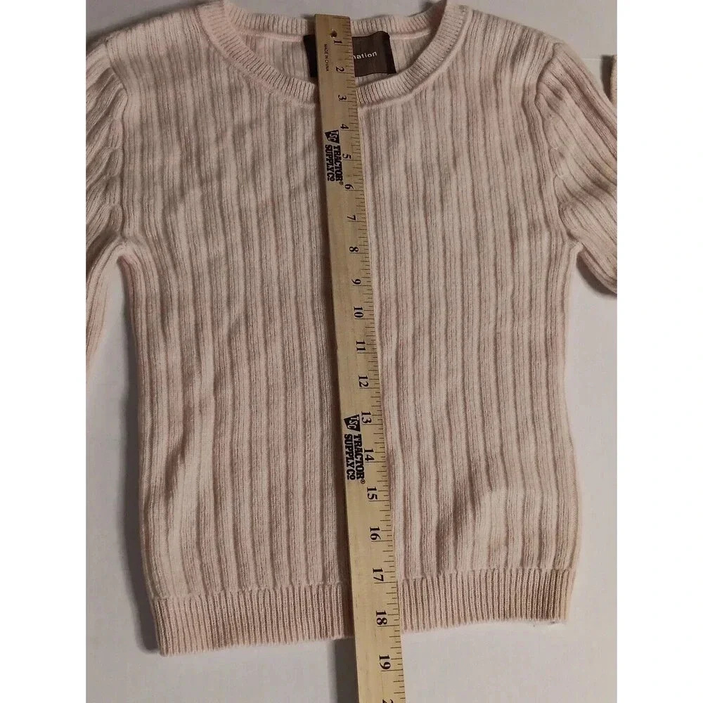 Reformation Pink Ribbed Sweater - Picture 6 of 6